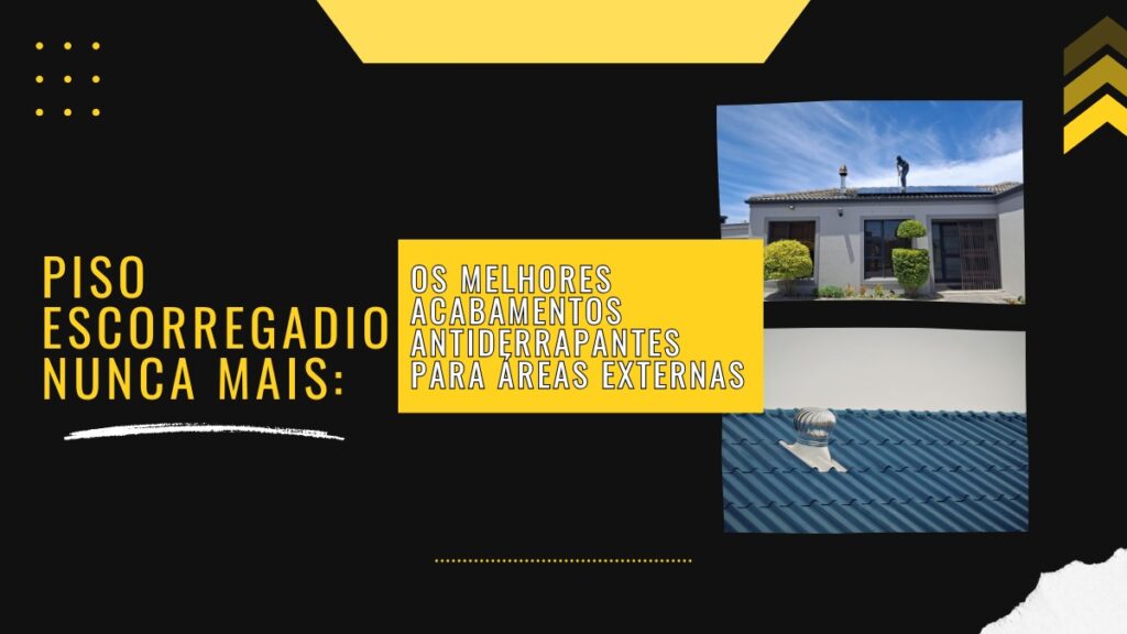 Piso escorregadio nunca mais: os melhores acabamentos antiderrapantes para áreas externas